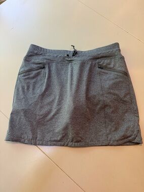 Tangerine Women’s Gray Active Skort with Zip Pockets
